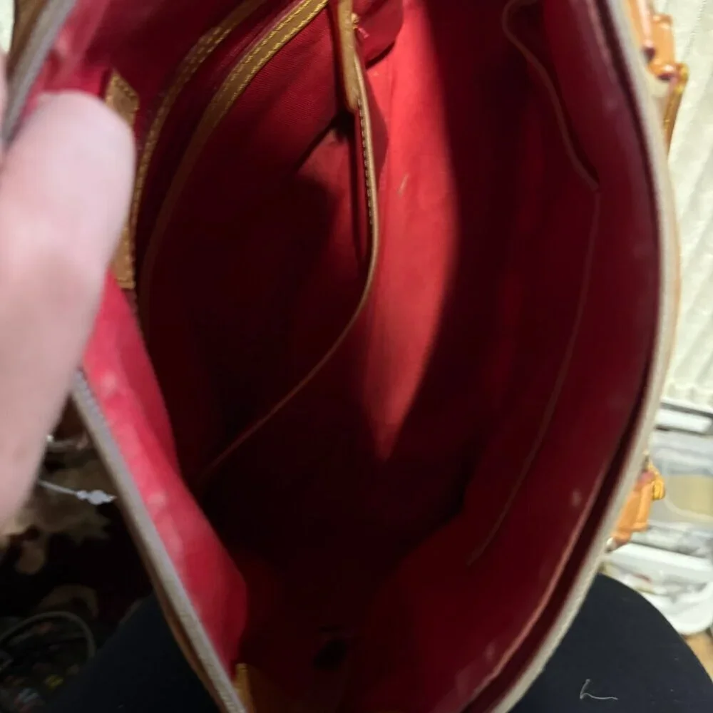 Dooney & Bourke Plaid Vinyl/Leather Bag